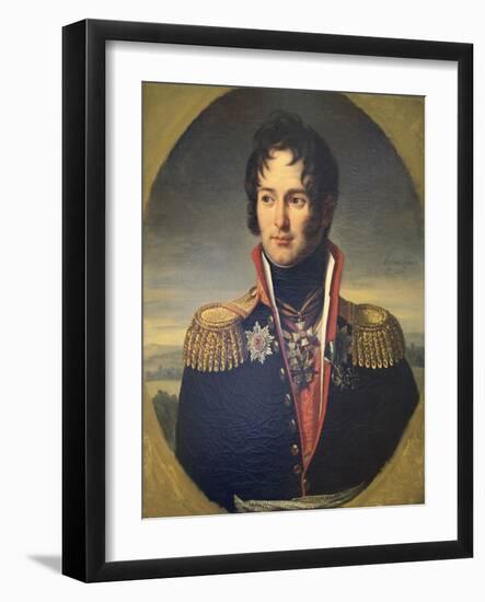 Portrait of General Pyotr Chicherin, 1814-Robert Lefevre-Framed Giclee Print