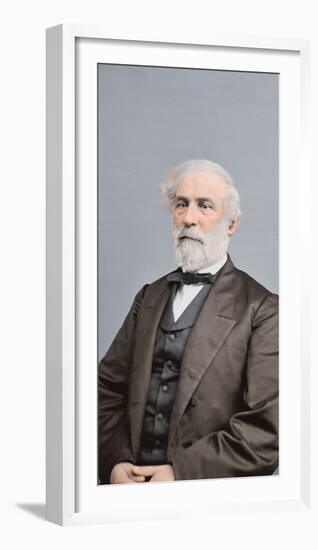 Portrait of General Robert E. Lee, Confederate States Army-Stocktrek Images-Framed Photographic Print