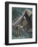 Portrait of General 'stonewall' Jackson-null-Framed Giclee Print