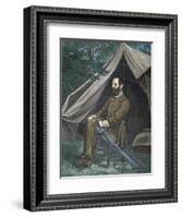 Portrait of General 'stonewall' Jackson-null-Framed Giclee Print