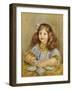 Portrait of Genevieve Bernheim De Villiers-Pierre-Auguste Renoir-Framed Giclee Print