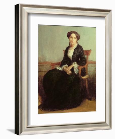 Portrait of Genevieve Celine, 1850-William Adolphe Bouguereau-Framed Giclee Print