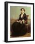 Portrait of Genevieve Celine, 1850-William Adolphe Bouguereau-Framed Giclee Print