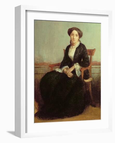 Portrait of Genevieve Celine, 1850-William Adolphe Bouguereau-Framed Giclee Print