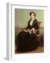 Portrait of Genevieve Celine, 1850-William Adolphe Bouguereau-Framed Giclee Print