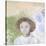 Portrait of Genevieve De Gonet as a Child, 1907-Odilon Redon-Stretched Canvas
