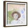 Portrait of Genevieve De Gonet as a Child, 1907-Odilon Redon-Framed Giclee Print