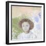 Portrait of Genevieve De Gonet as a Child, 1907-Odilon Redon-Framed Giclee Print