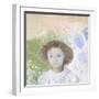 Portrait of Genevieve De Gonet as a Child, 1907-Odilon Redon-Framed Giclee Print