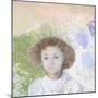 Portrait of Genevieve De Gonet as a Child, 1907-Odilon Redon-Mounted Giclee Print