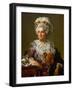 Portrait of Geneviève Jacqueline Pécoul-Jacques Louis David-Framed Giclee Print