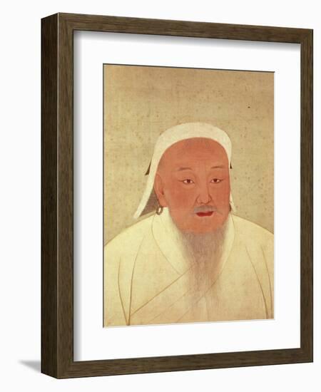 Portrait of Genghis Khan-null-Framed Giclee Print