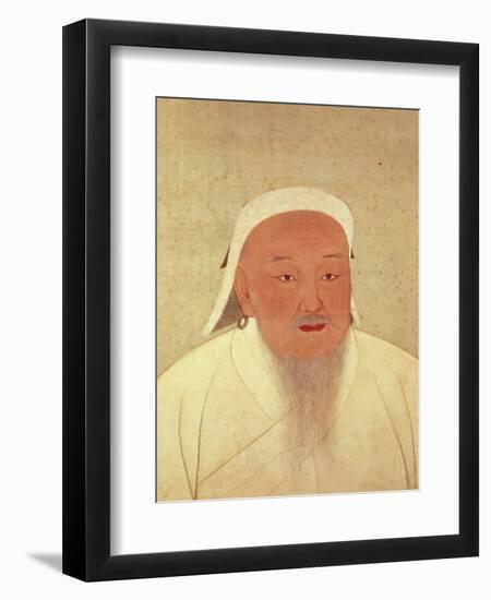 Portrait of Genghis Khan-null-Framed Giclee Print