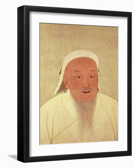 Portrait of Genghis Khan-null-Framed Giclee Print