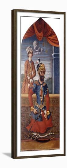 Portrait of Genghiz Khan, C.1803-4-Mihr'Ali-Framed Giclee Print