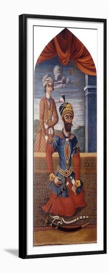 Portrait of Genghiz Khan, C.1803-4-Mihr'Ali-Framed Giclee Print