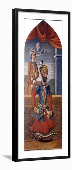 Portrait of Genghiz Khan, C.1803-4-Mihr'Ali-Framed Giclee Print