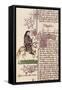 Portrait of Geoffrey Chaucer-null-Framed Stretched Canvas