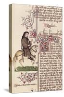 Portrait of Geoffrey Chaucer-null-Stretched Canvas