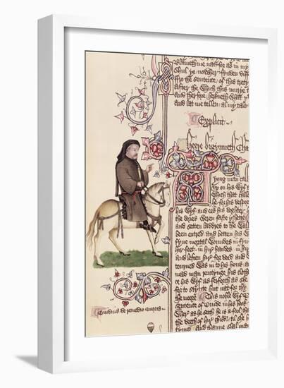 Portrait of Geoffrey Chaucer-null-Framed Giclee Print