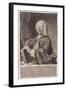 Portrait of Georg Philipp Telemann (1681-1757) Engraved by Georg Preisler (1700-54)-Michael Schneider-Framed Giclee Print