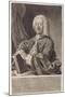 Portrait of Georg Philipp Telemann (1681-1757) Engraved by Georg Preisler (1700-54)-Michael Schneider-Mounted Giclee Print