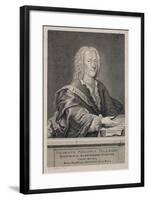 Portrait of Georg Philipp Telemann (1681-1757)-Georg Lichtensteger-Framed Giclee Print