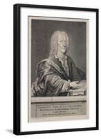 Portrait of Georg Philipp Telemann (1681-1757)-Georg Lichtensteger-Framed Giclee Print