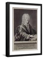 Portrait of Georg Philipp Telemann-Georg Lichtensteger-Framed Giclee Print