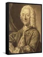 Portrait of Georg Philipp Telemann-null-Framed Stretched Canvas