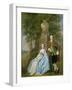 Portrait of George and Margaret Rogers, c.1748-50-Francis Hayman-Framed Giclee Print