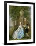 Portrait of George and Margaret Rogers, c.1748-50-Francis Hayman-Framed Giclee Print