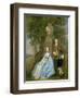 Portrait of George and Margaret Rogers, c.1748-50-Francis Hayman-Framed Giclee Print