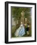 Portrait of George and Margaret Rogers, c.1748-50-Francis Hayman-Framed Giclee Print