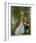 Portrait of George and Margaret Rogers, c.1748-50-Francis Hayman-Framed Giclee Print