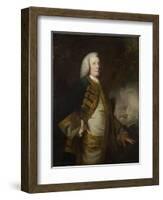 Portrait of George Anson, 1st Baron Anson, C.1754-55-Sir Joshua Reynolds-Framed Giclee Print