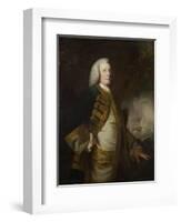 Portrait of George Anson, 1st Baron Anson, C.1754-55-Sir Joshua Reynolds-Framed Giclee Print