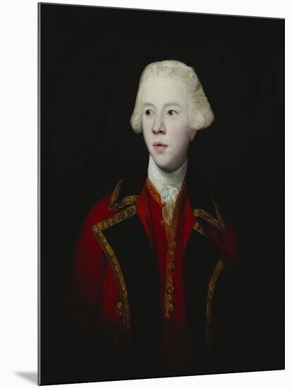 Portrait of George Augustus, 3rd Viscount Howe, Half-Length, Wearing the Uniform of the 1st Guard-Sir Joshua Reynolds-Mounted Giclee Print