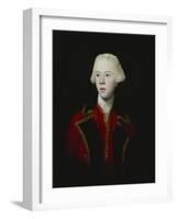 Portrait of George Augustus, 3rd Viscount Howe, Half-Length, Wearing the Uniform of the 1st Guard-Sir Joshua Reynolds-Framed Giclee Print