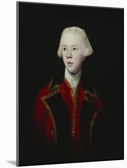 Portrait of George Augustus, 3rd Viscount Howe, Half-Length, Wearing the Uniform of the 1st Guard-Sir Joshua Reynolds-Mounted Giclee Print