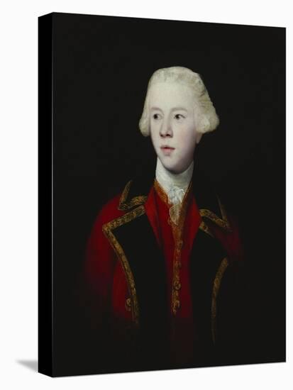 Portrait of George Augustus, 3rd Viscount Howe, Half-Length, Wearing the Uniform of the 1st Guard-Sir Joshua Reynolds-Stretched Canvas