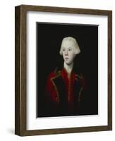 Portrait of George Augustus, 3rd Viscount Howe, Half-Length, Wearing the Uniform of the 1st Guard-Sir Joshua Reynolds-Framed Giclee Print