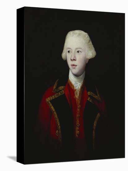 Portrait of George Augustus, 3rd Viscount Howe, Half-Length, Wearing the Uniform of the 1st Guard-Sir Joshua Reynolds-Stretched Canvas