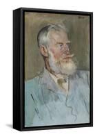 Portrait of George Bernard Shaw (1856-1950), 1915-Augustus Edwin John-Framed Stretched Canvas