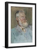 Portrait of George Bernard Shaw (1856-1950), 1915-Augustus Edwin John-Framed Giclee Print