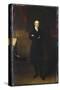 Portrait of George Canning, Full Length, Wearing a Black Coat in an Interior with His Arms Folded-Thomas Lawrence-Stretched Canvas