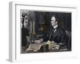 Portrait of George Curzon, 1st Marquess Curzon of Kedleston (1859-1925) viceroy of India 1898-Sydney Prior Hall-Framed Giclee Print
