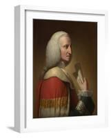 Portrait of George, First Lord Lyttelton, C.1772 (Oil on Canvas)-Benjamin West-Framed Giclee Print