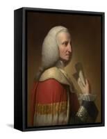 Portrait of George, First Lord Lyttelton, C.1772 (Oil on Canvas)-Benjamin West-Framed Stretched Canvas