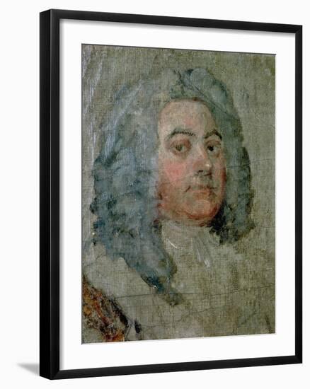 Portrait of George Frederick Handel (1685-1759)-William Hogarth-Framed Giclee Print